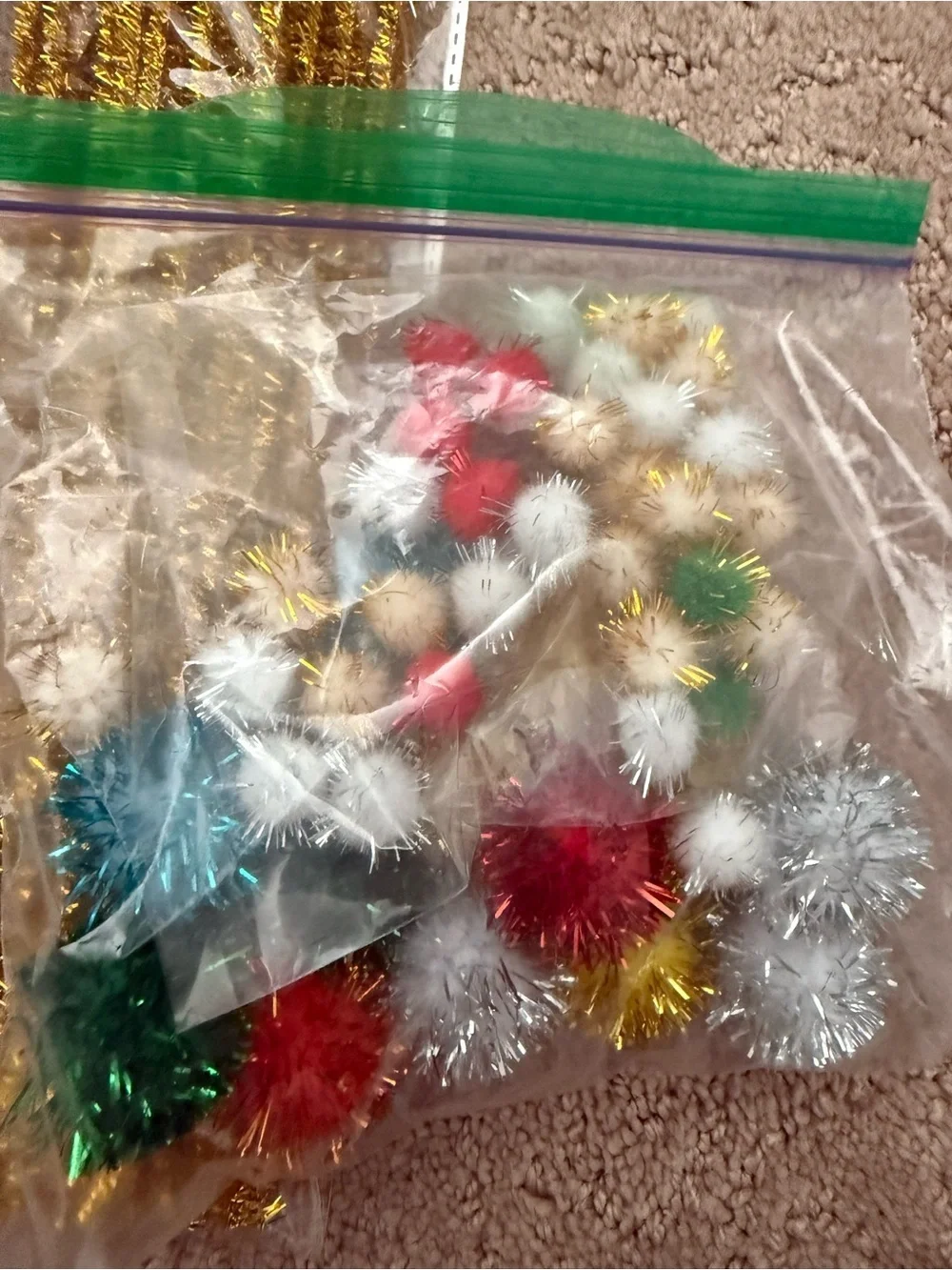 Lot of Assorted Pipecleaners and Puff Balls | Arts & Crafts Supplies